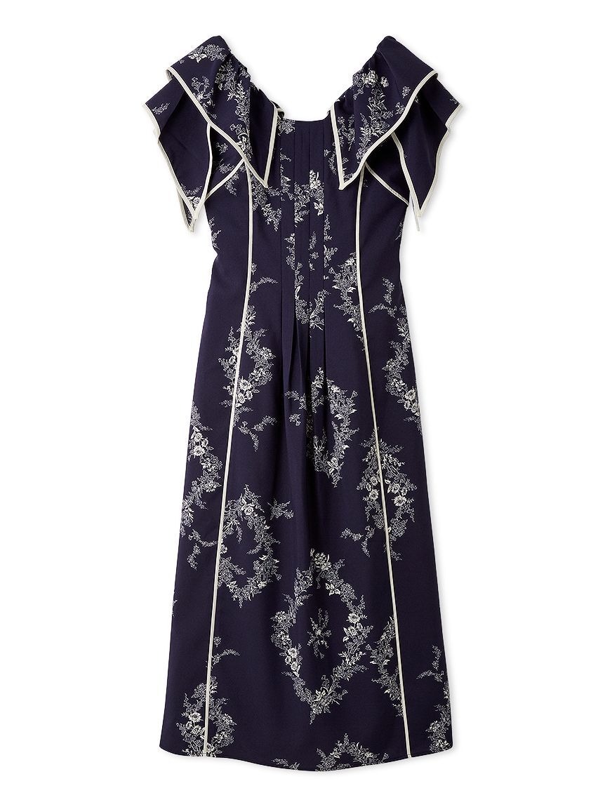 SNIDEL「【WEB限定00サイズあり】ラッフルカラープリントワンピース」|ワンピース|