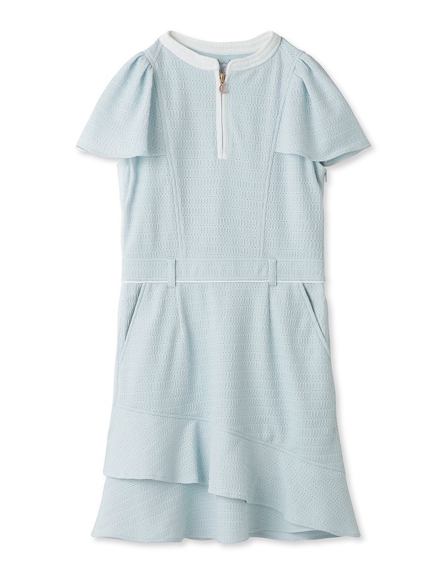 CELFORD「【CELFORD GOLF】ストレッチレース袖フレアワンピース」|ワンピース|