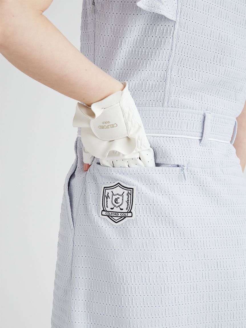 CELFORD「【CELFORD GOLF】ストレッチレース袖フレアワンピース」|ワンピース|