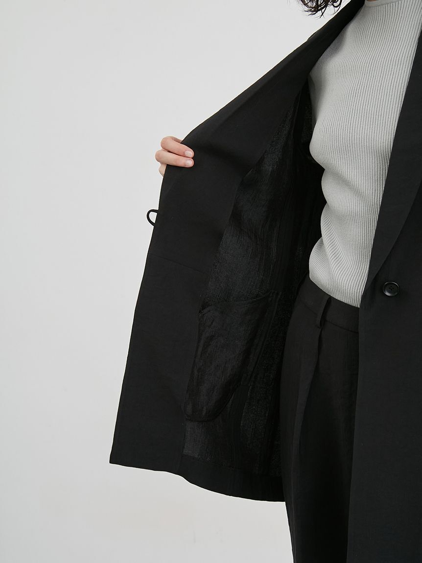 styling/「【セットアップ対応】バックサテンジャケット」|テーラードジャケット|