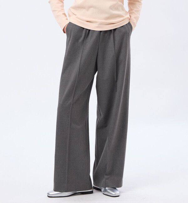 MACKINTOSH PHILOSOPHY「【Alby Easy Pants Wide(アルビーイージーパンツワイド)】ウールツイル製」|その他|グレー
