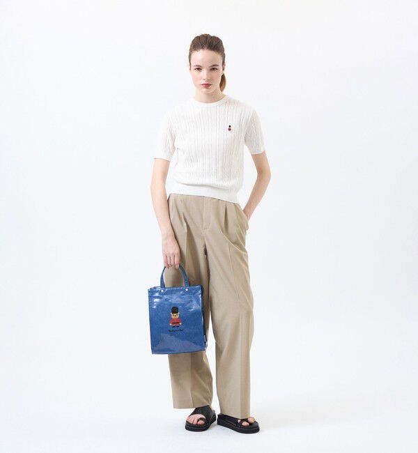 MACKINTOSH PHILOSOPHY「【予約販売】バッキンガムベア ケーブルサマーニット」|ニット・セーター|