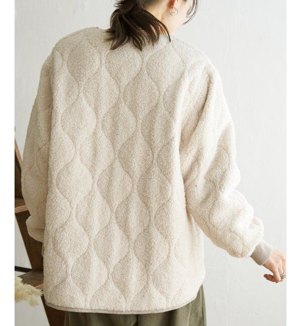 ikka「【撥水】2WAYボアキルトブルゾン」|ブルゾン・スタジャン|