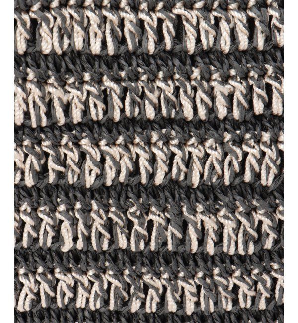 ikka「雑材つまみ縦長トートバッグ」|その他|