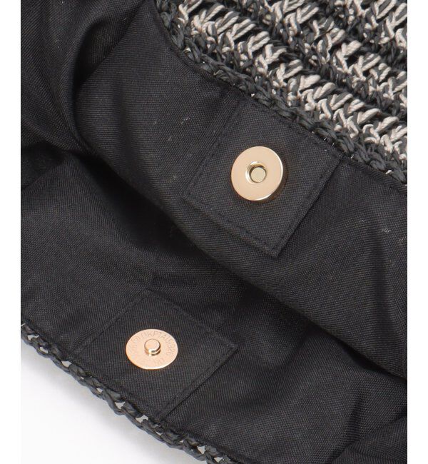 ikka「雑材つまみ縦長トートバッグ」|その他|