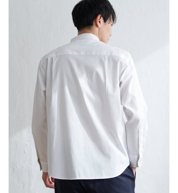 ikka「オックスブロックスナナメキリカエＳＨ」|シャツ・ブラウス|