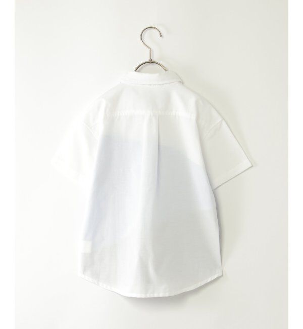 ikka kids「アシメ切り替え半袖シャツ（120~160cm）」|シャツ・ブラウス|