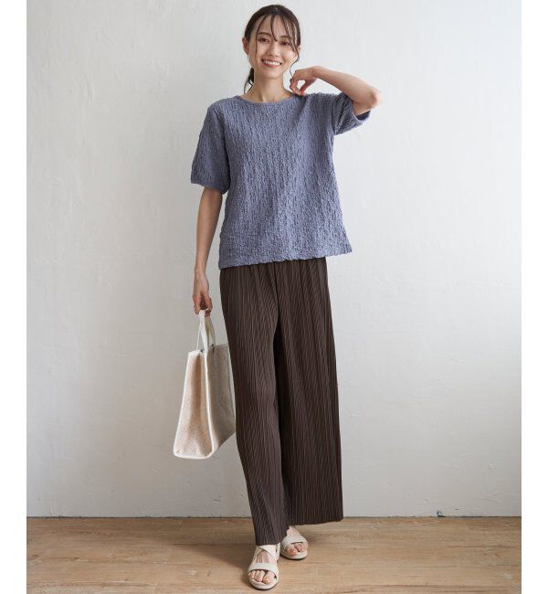 ikka「フクレ半袖プルオーバー」|その他|