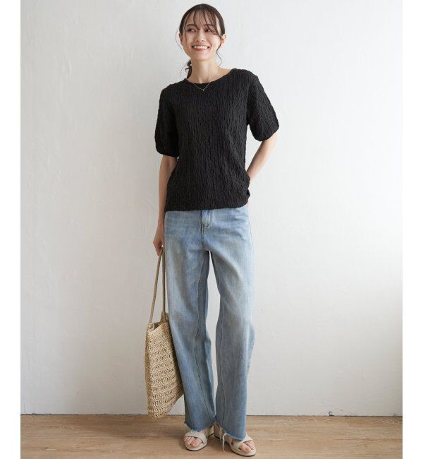 ikka「フクレ半袖プルオーバー」|その他|