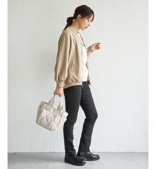 ikka「フェイクスエードブルゾン」|ブルゾン・スタジャン|