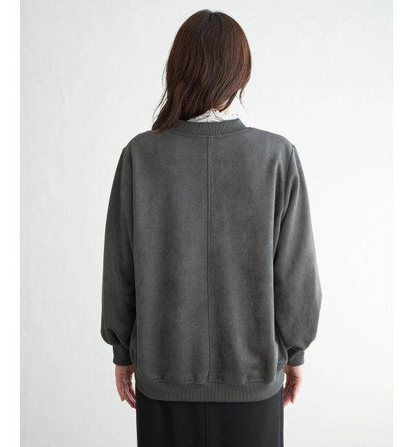 ikka「フェイクスエードブルゾン」|ブルゾン・スタジャン|