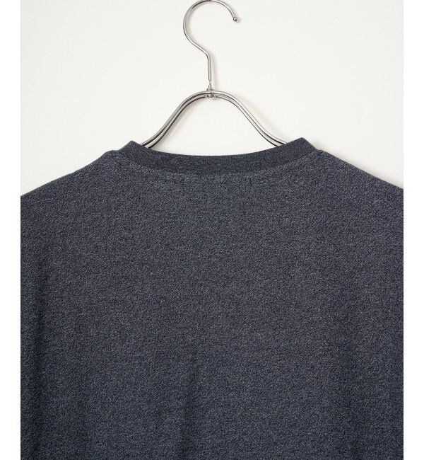 ikka「冷感DRYメランジ梨地Tシャツ」|Tシャツ・カットソー|