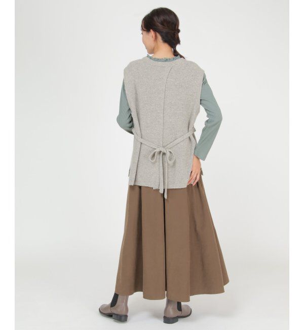 Lbc with Life「ウール混バックシャンベスト」|ニット・セーター|