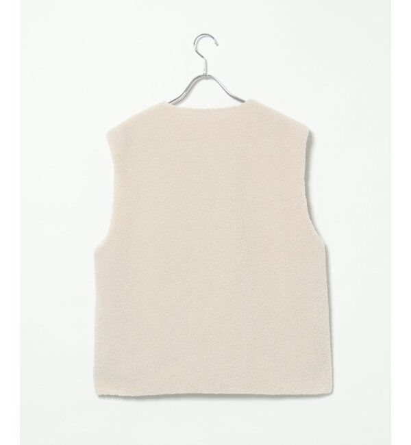 Lbc with Life「【2点セット】ボアベストキルトアウターセット」|ブルゾン・スタジャン|