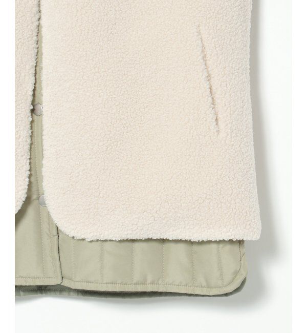 Lbc with Life「【2点セット】ボアベストキルトアウターセット」|ブルゾン・スタジャン|