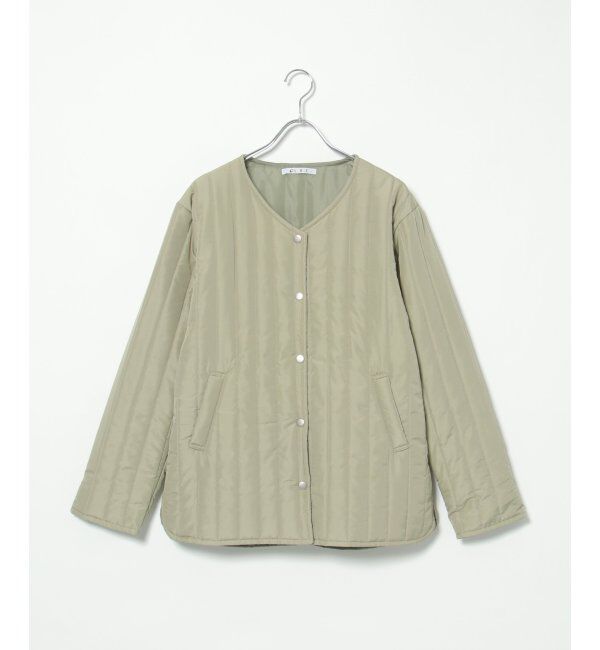 Lbc with Life「【2点セット】ボアベストキルトアウターセット」|ブルゾン・スタジャン|