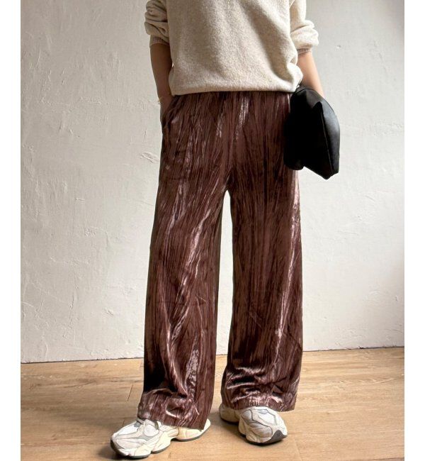 Lbc with Life「クラッシュベロアイージーパンツ」|その他|