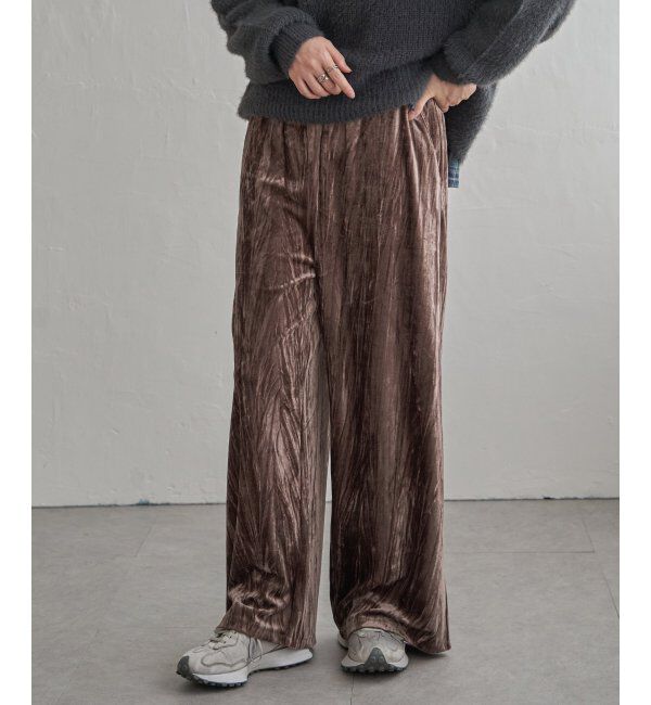 Lbc with Life「クラッシュベロアイージーパンツ」|その他|