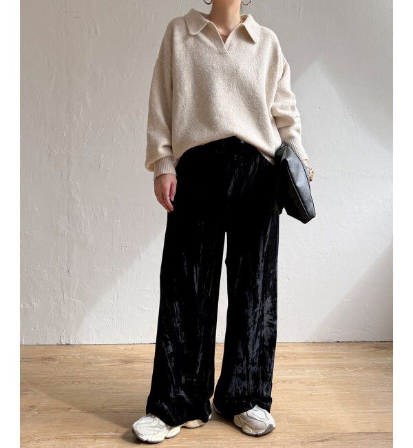 Lbc with Life「クラッシュベロアイージーパンツ」|その他|