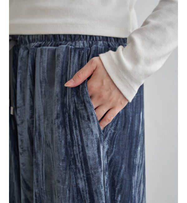 Lbc with Life「クラッシュベロアイージーパンツ」|その他|