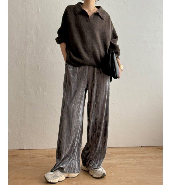 Lbc with Life「クラッシュベロアイージーパンツ」|その他|