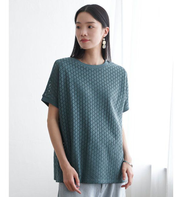 Lbc with Life「アイレットレースプルオーバー」|Tシャツ・カットソー|