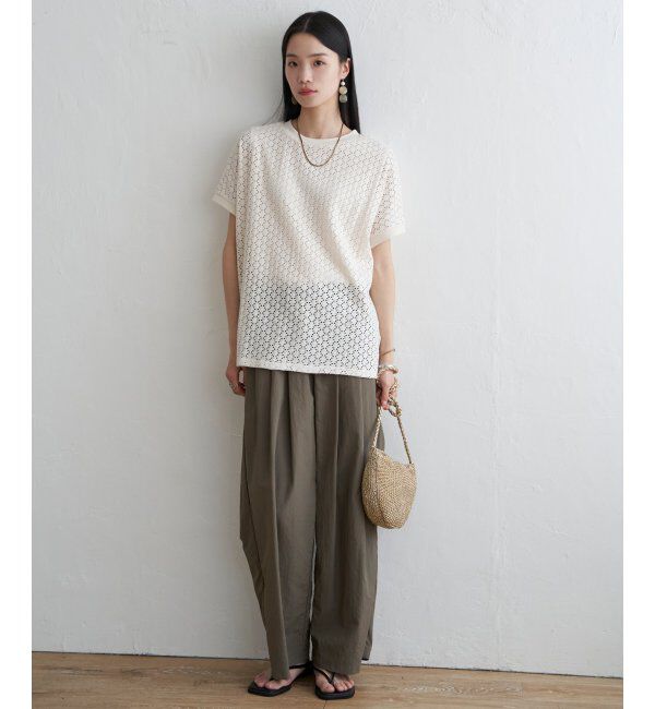 Lbc with Life「アイレットレースプルオーバー」|Tシャツ・カットソー|