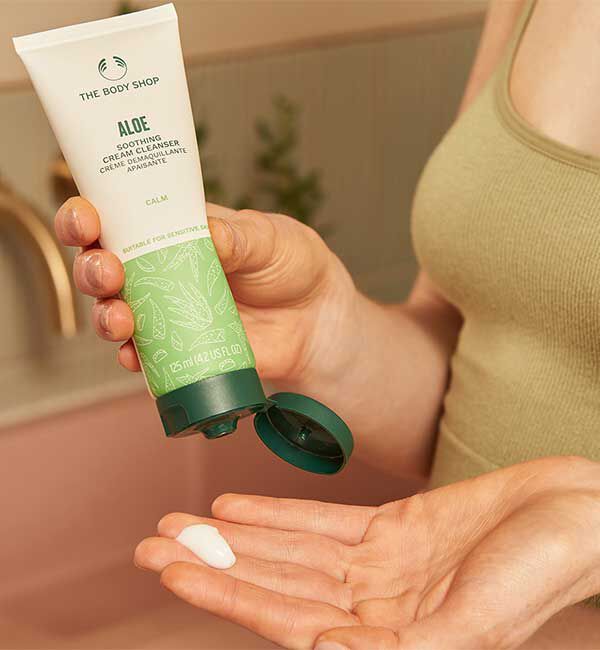 THE BODY SHOP「AL クリームクレンザー 125mL（香り：アロエ）」|洗顔料|