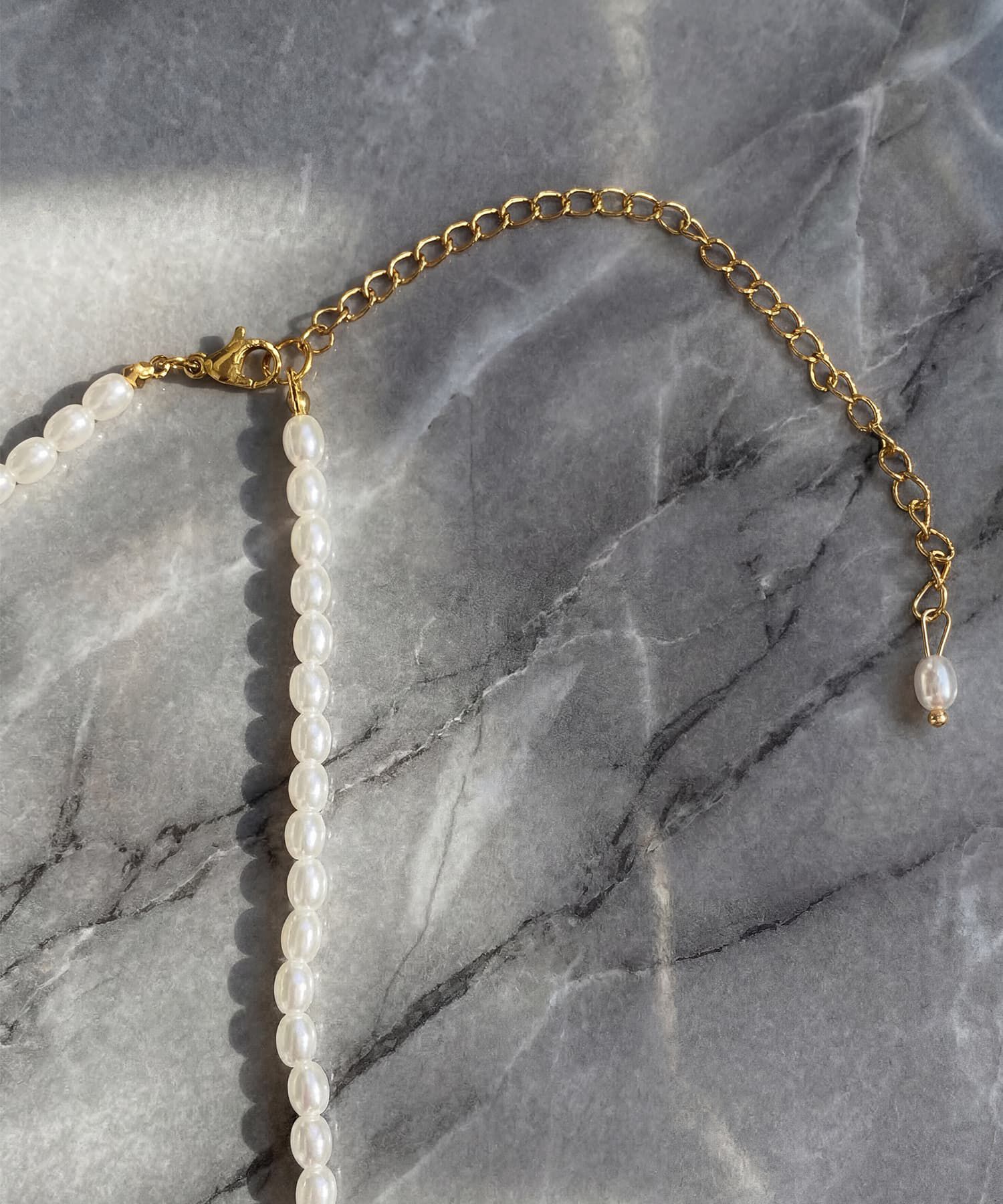 STYLE DELI「【DELI by】3mmオーバルパールビーズ・チョーカーネックレス」|ネックレス|