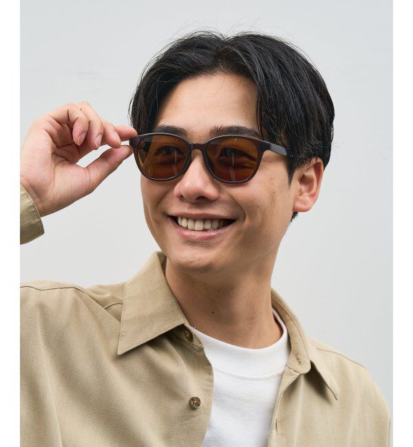  「SUNCUTGlasses/UV100%CUT ウェリントン型 サングラス | カラーレンズ 軽量 TR素材 紫外線対策 UVカット」|サングラス|