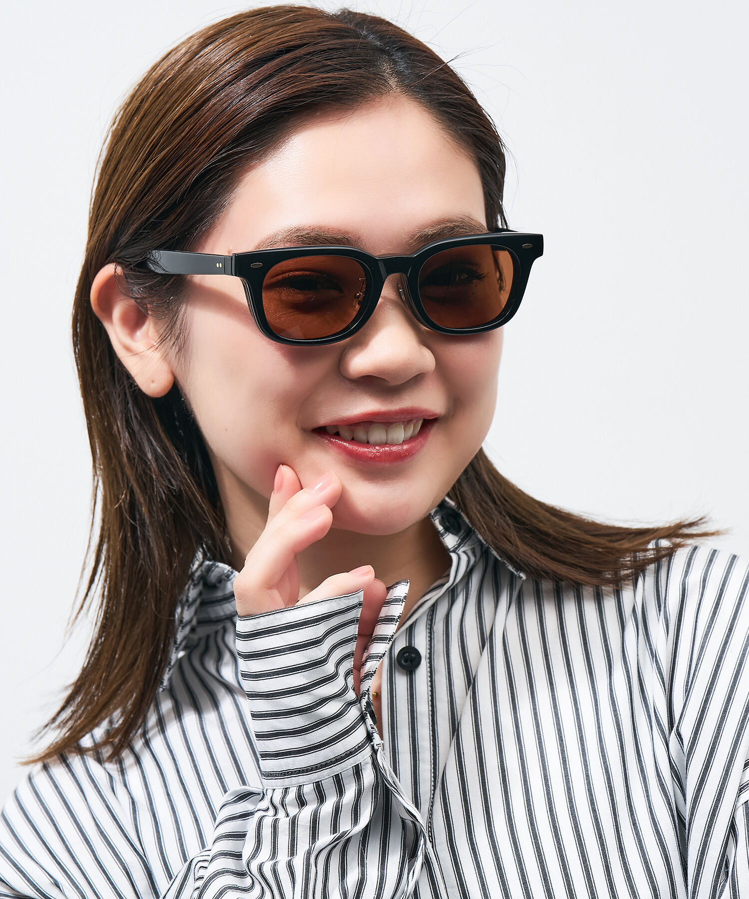  「Zoff | JOURNAL STANDARD relume ウェリントン型 2way メガネ サングラス 偏光 ジャーナルスタンダード N&D」|サングラス|