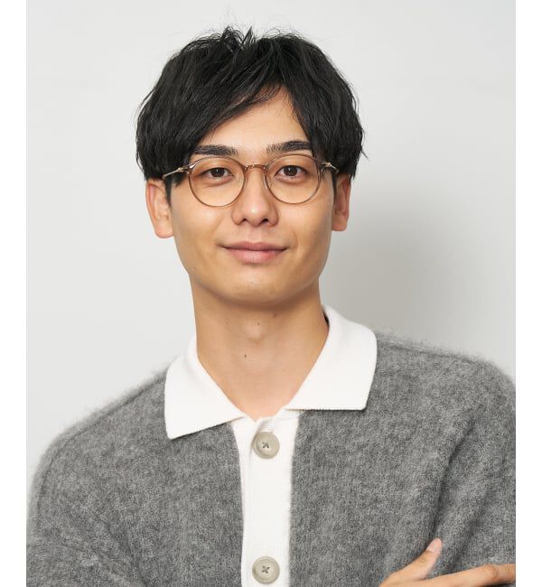  「ボストン型 メガネ｜中顔面短縮みえメガネ 軽量 大人可愛い おうちメガネ 伊達メガネ レンズ交換券付」|メガネ|