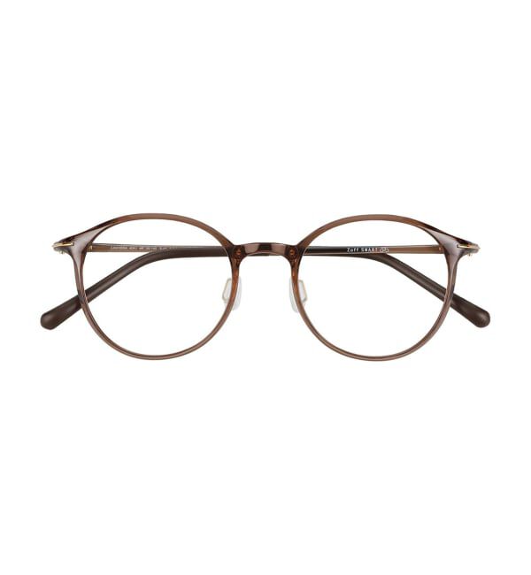  「ボストン型 メガネ｜中顔面短縮みえメガネ 軽量 大人可愛い おうちメガネ 伊達メガネ レンズ交換券付」|メガネ|