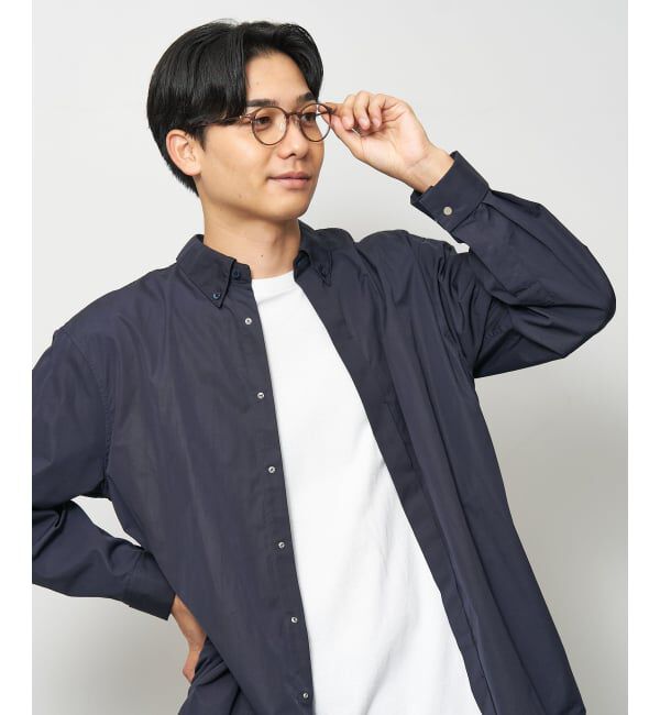  「ボストン型 メガネ｜中顔面短縮みえメガネ 軽量 大人可愛い おうちメガネ 伊達メガネ レンズ交換券付」|メガネ|