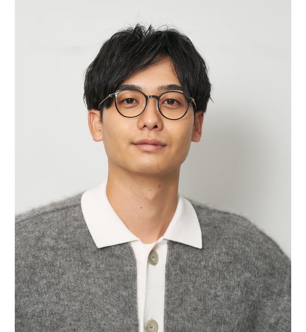  「ボストン型 メガネ｜中顔面短縮みえメガネ 軽量 大人可愛い おうちメガネ 伊達メガネ レンズ交換券付」|メガネ|