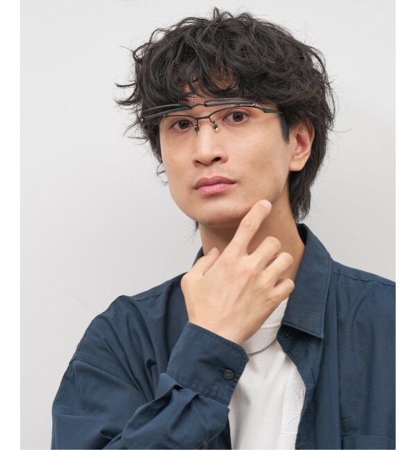  「スクエア型 跳ね上げ式メガネ フリップアップ FLIPUP ビジネス  レンズ交換券付」|メガネ|