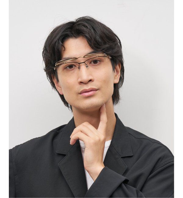  「スクエア型 跳ね上げ式メガネ フリップアップ FLIPUP ビジネス  レンズ交換券付」|メガネ|