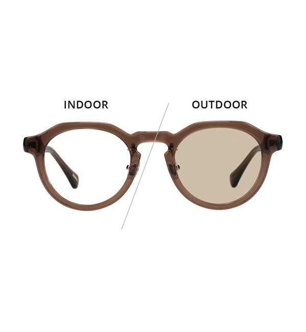  「クラウンパント型 調光サングラス｜UNITED ARROWS ﾚﾝｽﾞの色が変わる 紫外線対策 ユナイテッドアローズ」|サングラス|