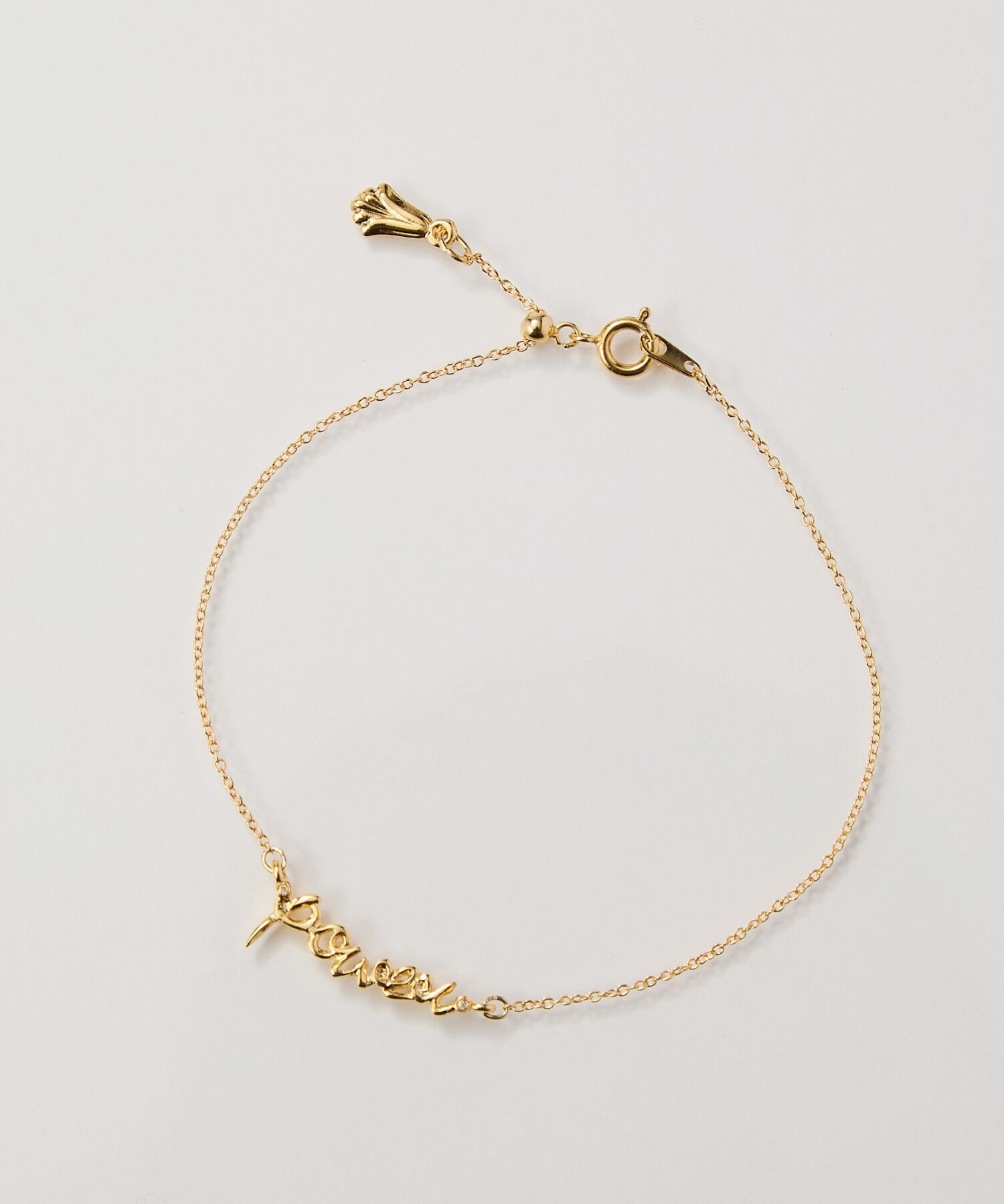 Phoebe「ラッキーレターブレスレット(パワー)」|ブレスレット・バングル|