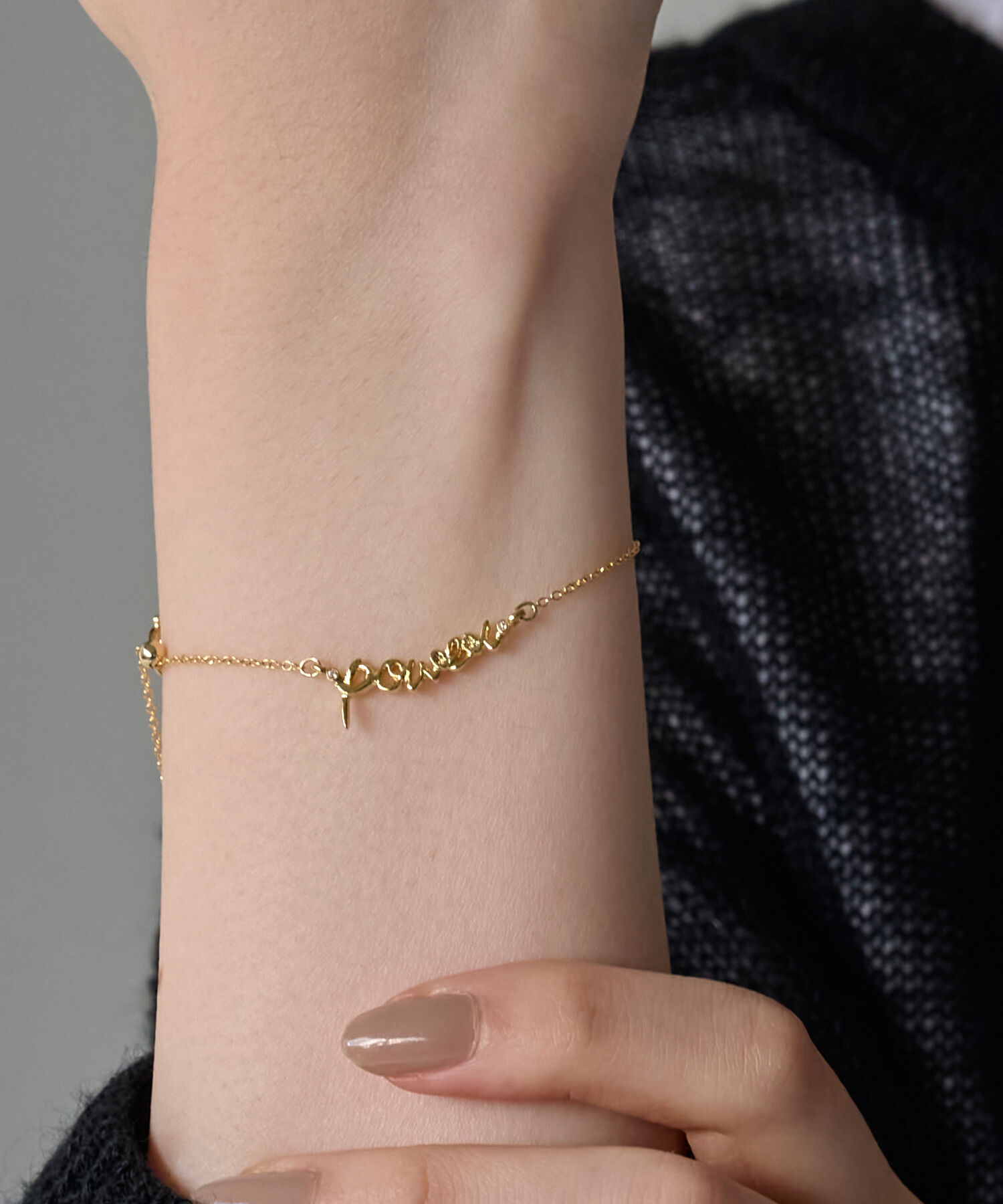 Phoebe「ラッキーレターブレスレット(パワー)」|ブレスレット・バングル|