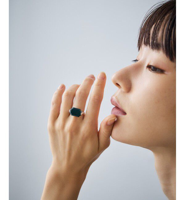 Jouete「[ジェム] リング グリーンジャスパー」|リング|