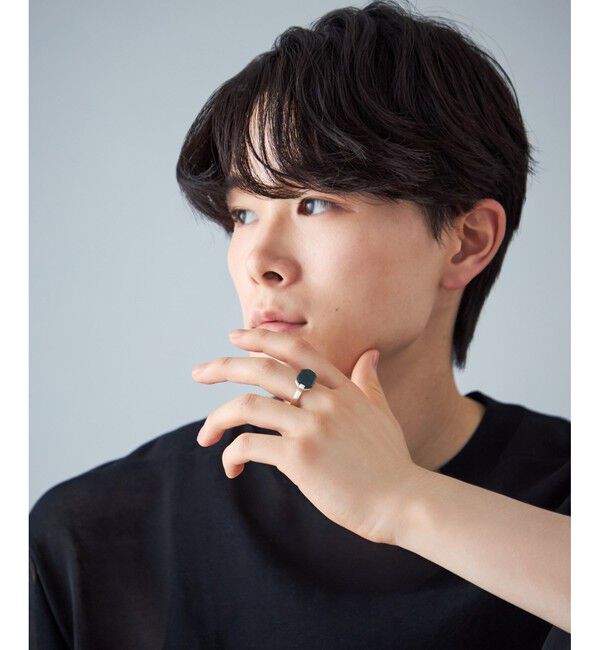 Jouete「[ジェム] リング グリーンジャスパー」|リング|