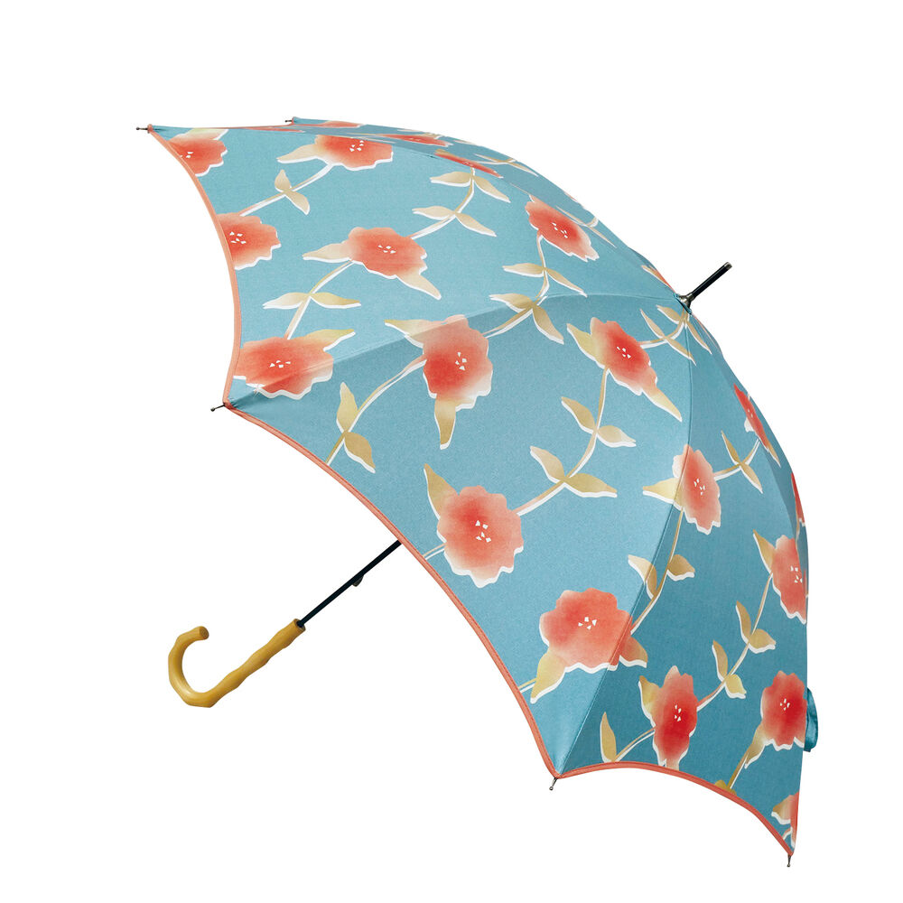 BACKYARD FAMILY「晴雨兼用傘 長傘 遮光 通販 晴雨兼用 日傘 雨傘 かさ カサ レディース 手開き」|傘|ブルー1