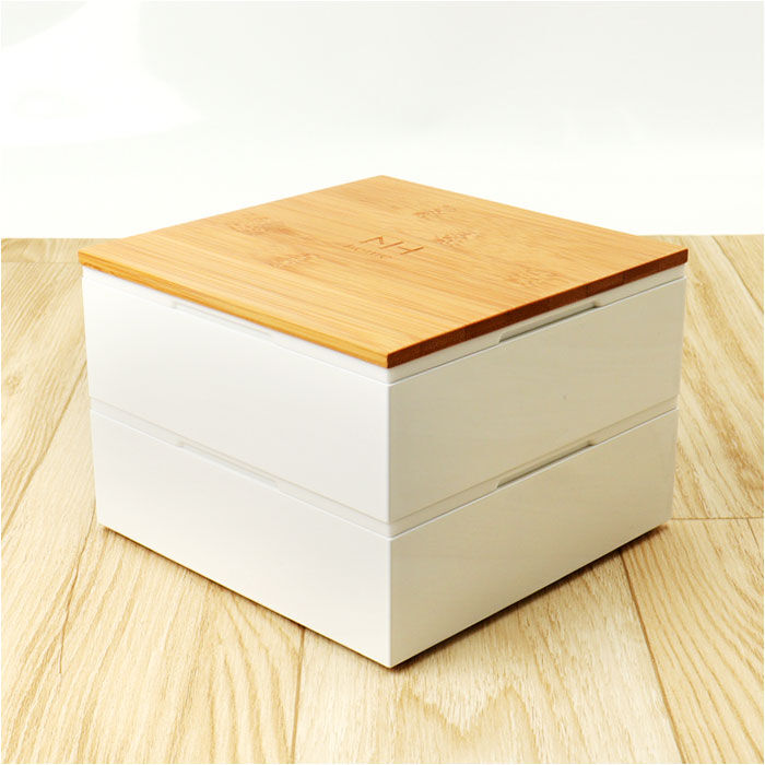 BACKYARD FAMILY「NH home エヌエイチホーム 弁当箱 二段 小さめ 通販 日本製 国産 お重箱 重箱 御重」|食器・キッチングッズ|