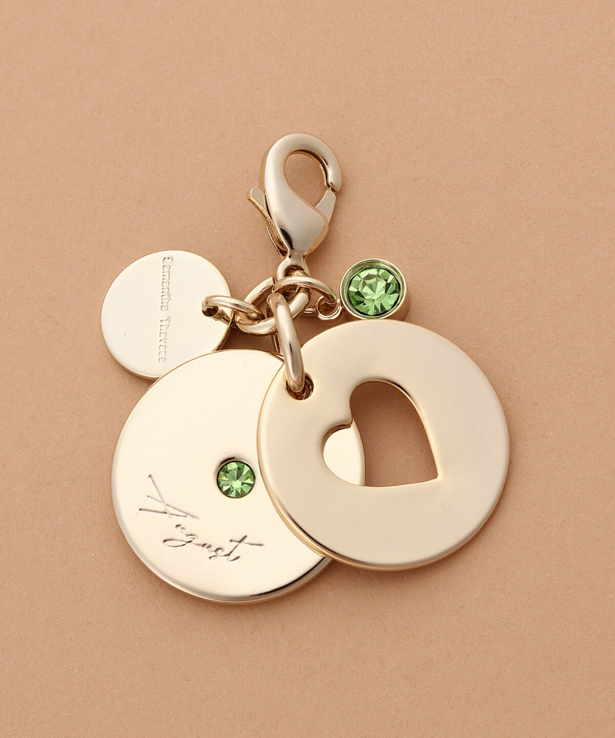 Samantha Thavasa「バースデーストーンカラービジューファスナーチャーム（8月）」|チャーム・キーホルダー|