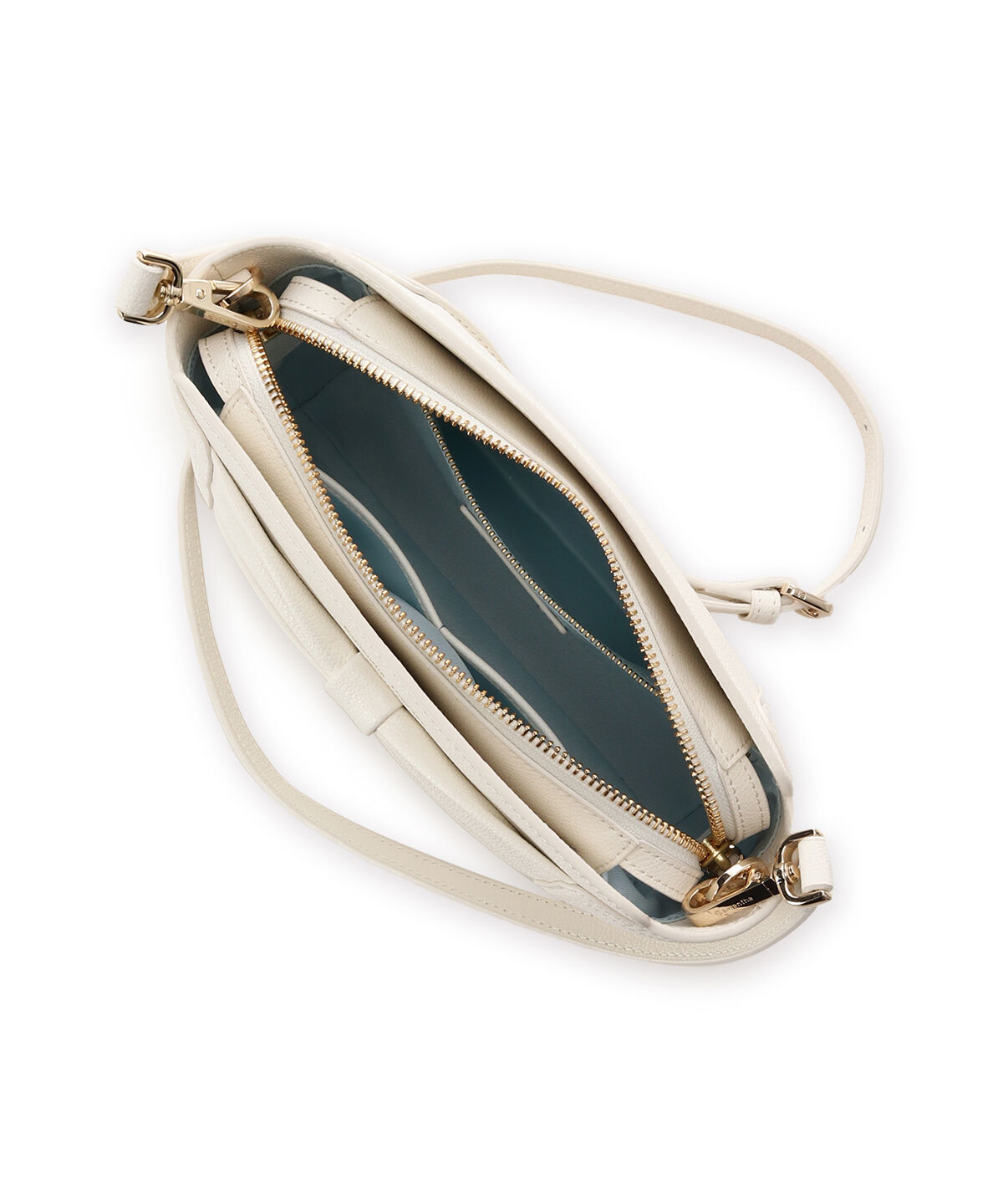 Samantha Thavasa「リボンモチーフ スプリットレザーショルダーバッグ」|ショルダー・メッセンジャー|