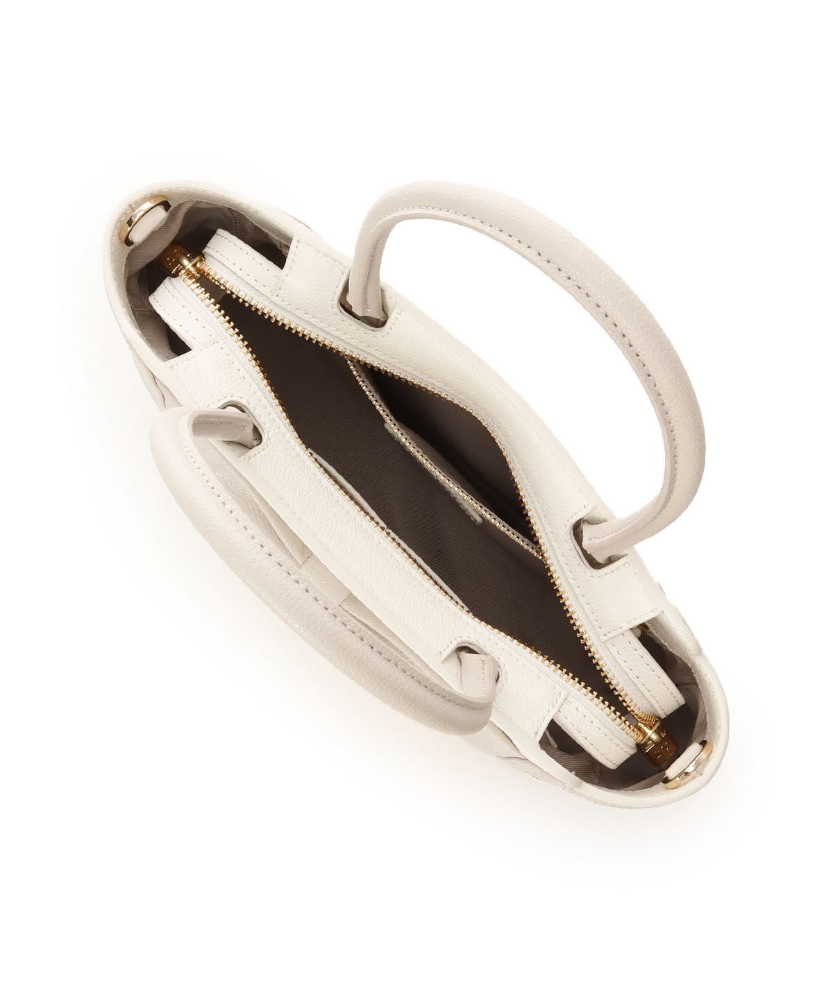 Samantha Thavasa「バイカラーリボンモチーフ スプリットレザーハンドバッグ」|ハンドバッグ|