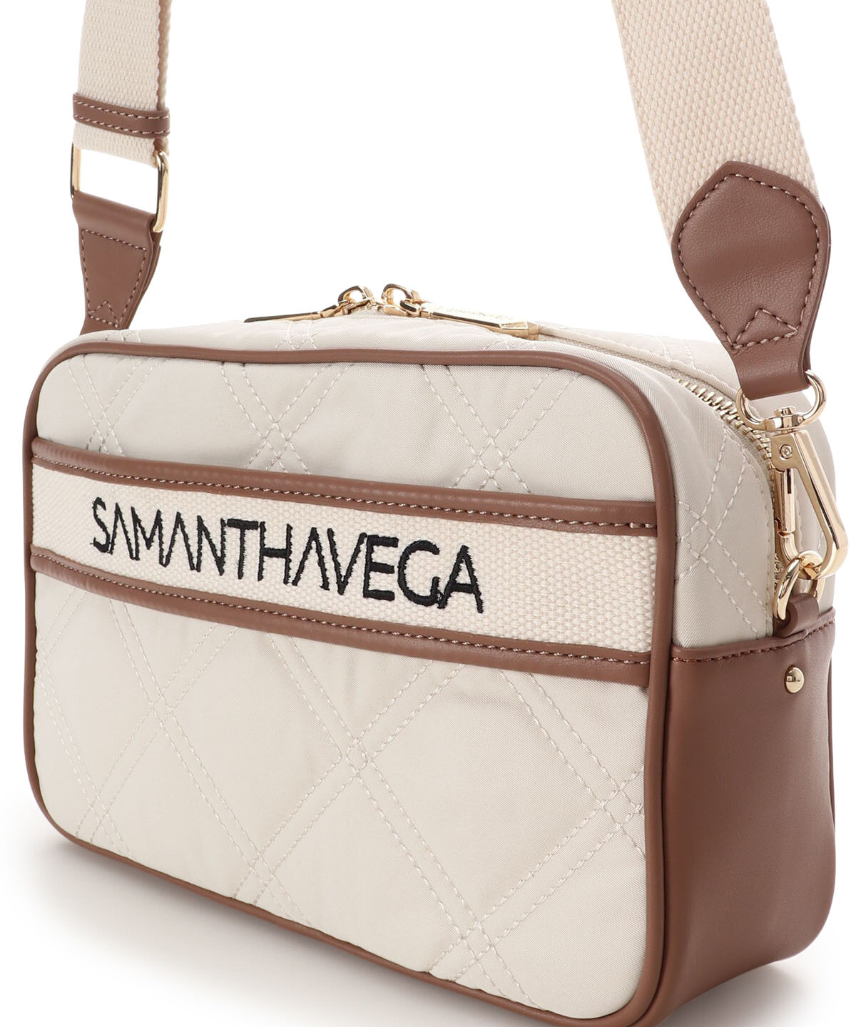 Samantha Vega「ロゴテープキルティングショルダーバッグ」|ショルダー・メッセンジャー|