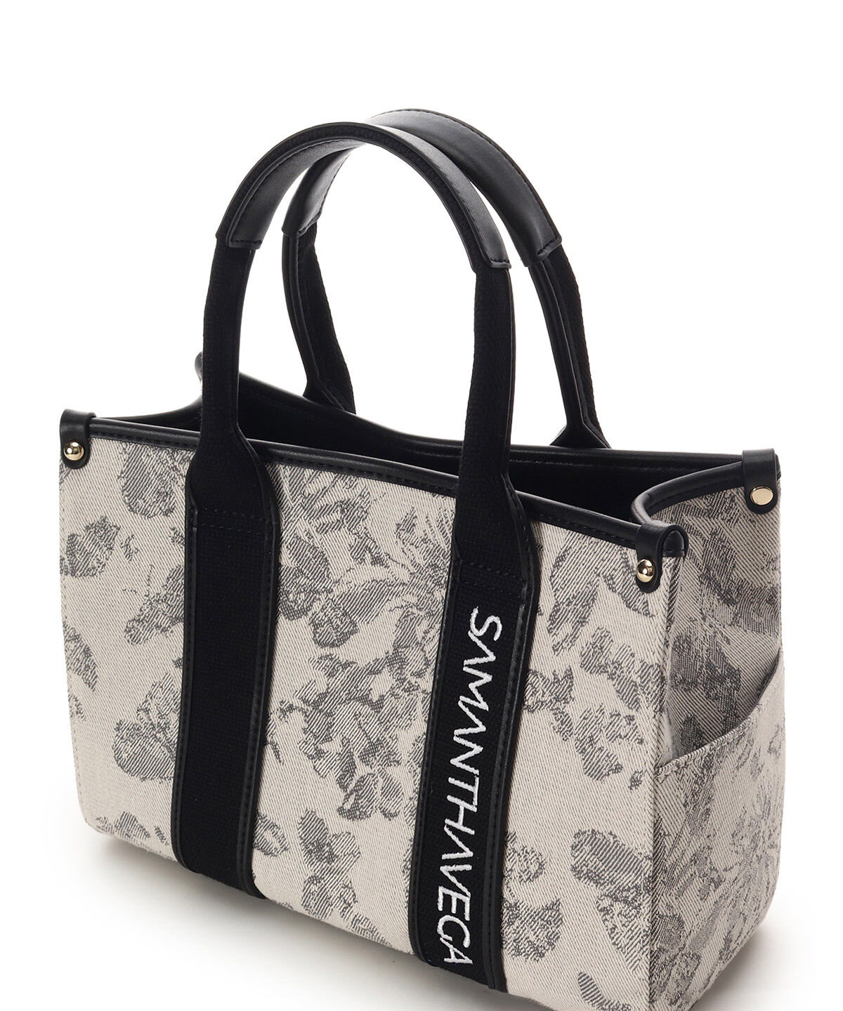 Samantha Vega「ロゴテープジャガード調トートバッグ（小）」|トートバッグ|