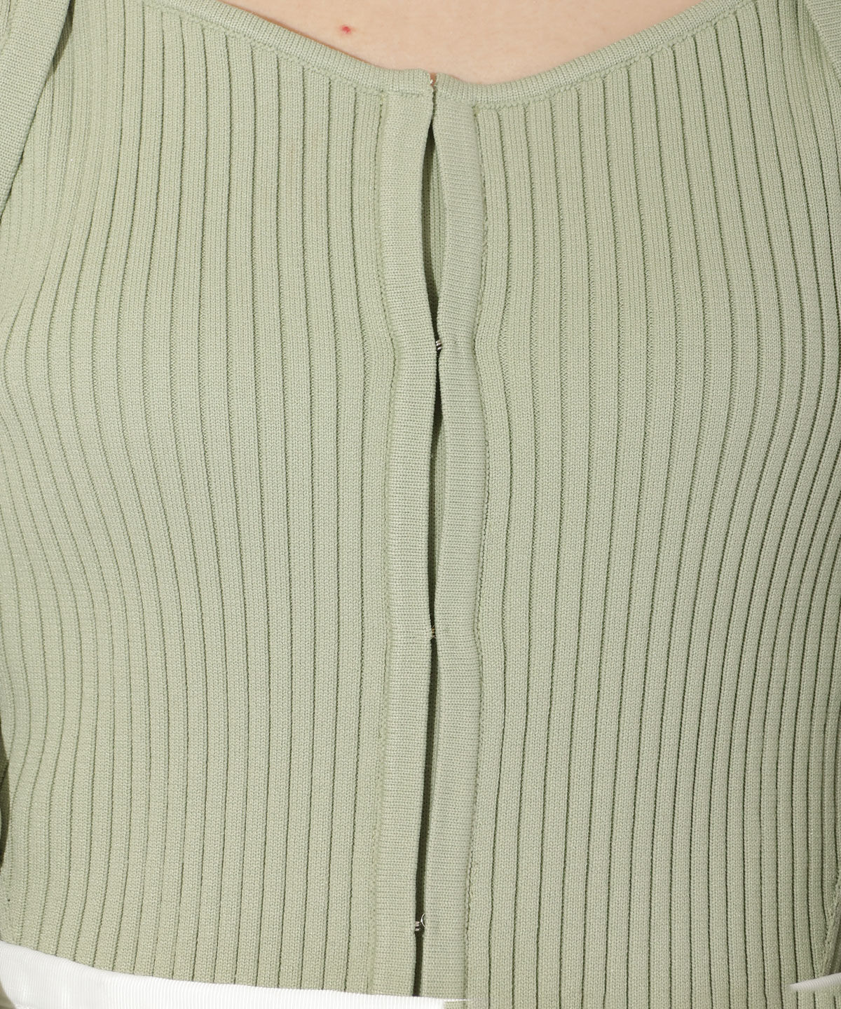 アンドクチュール「フロントホックビスチェライクプルオーバー」|ニット・セーター|